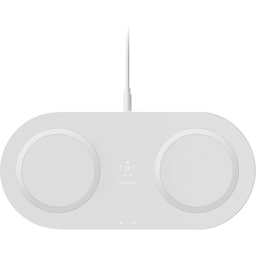 Belkin Boost Charge Qi dual trådløs oplader 10W (hvid)