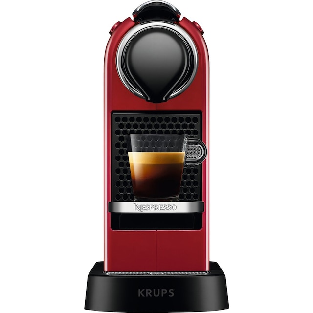 NESPRESSO® CitiZ kaffemaskine fra Krups, Rød