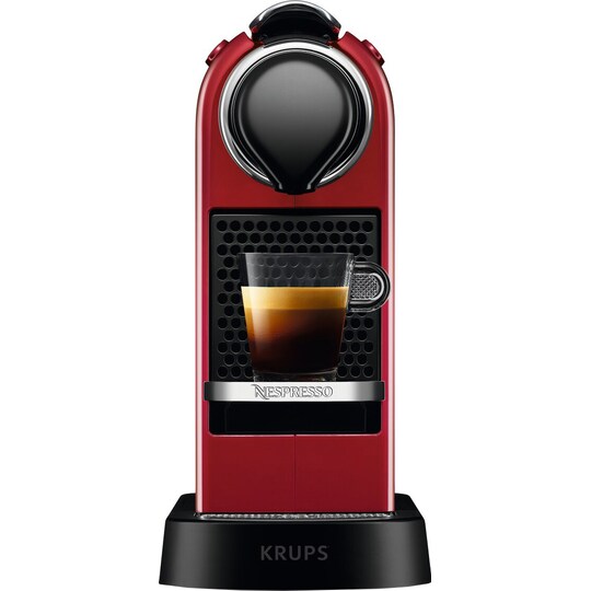 NESPRESSO® CitiZ kaffemaskine fra Krups, Rød | Elgiganten