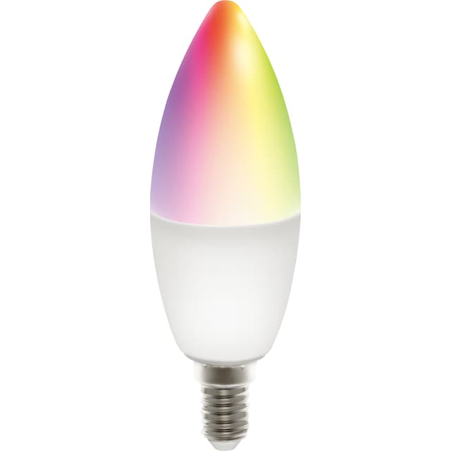 Deltaco Candle smart RGB LED-elpære DEL4350011