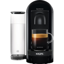 NESPRESSO® VertuoPlus-kaffemaskine fra Krups, Sort