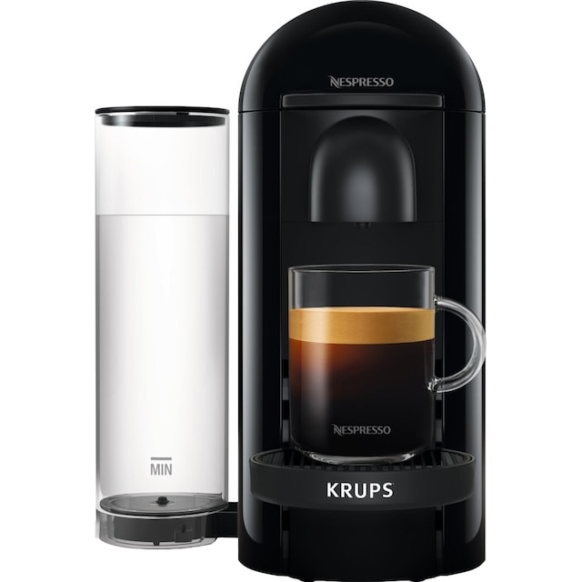 NESPRESSO® VertuoPlus-kaffemaskine fra Krups, Sort