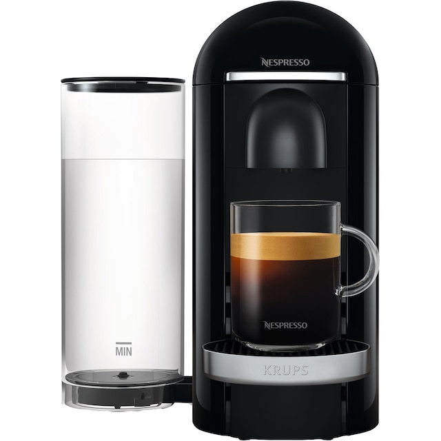 NESPRESSO® VertuoPlus-kaffemaskine fra Krups, Sort