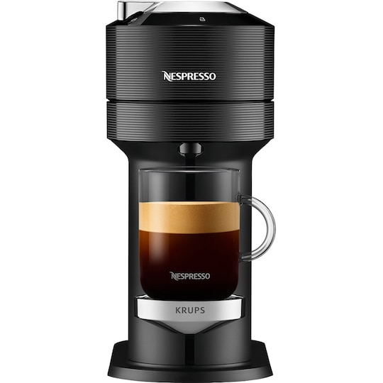 NESPRESSO® Vertuo Next kaffemaskine fra Krups, Sort | Elgiganten
