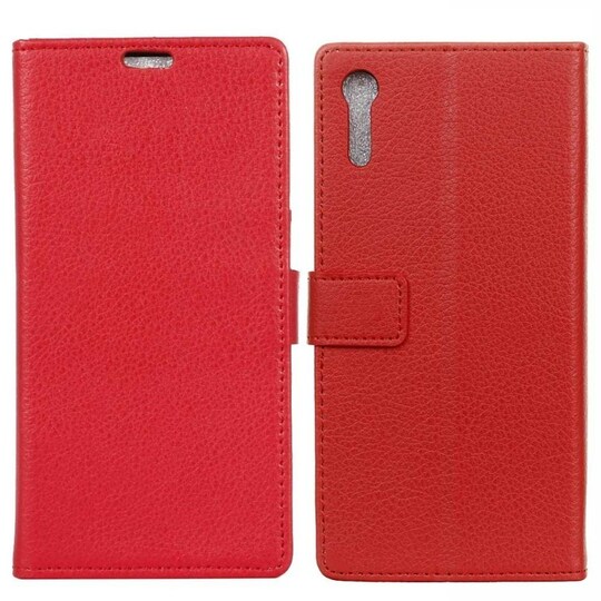 Wallet 2-kort til Sony Xperia XZ / XZs (F8331) - rød | Elgiganten