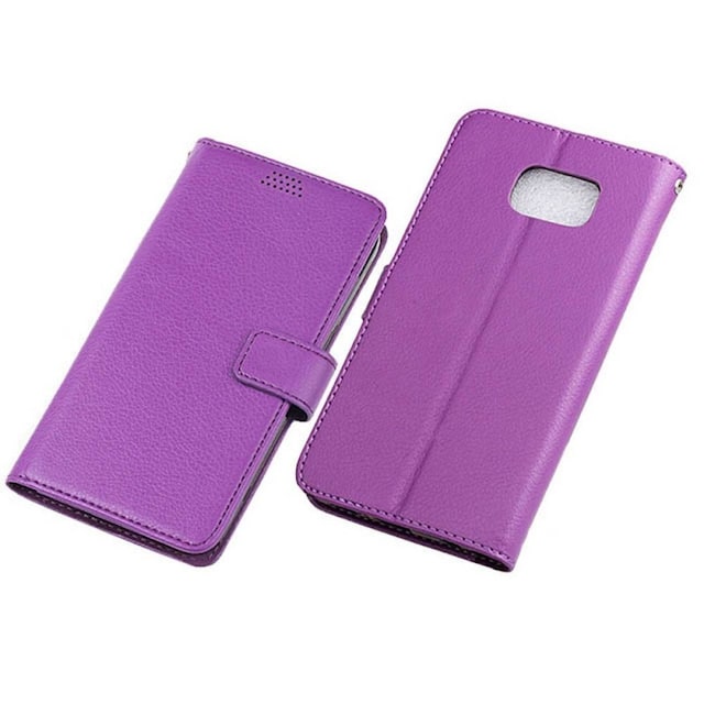 Wallet cover 3-kort Samsung Galaxy S6 Edge Plus (SM-G928F)  - lilla