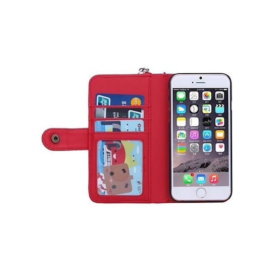 Mobil cover 2i1 Apple iPhone 6 / 6S Plus - rød | Elgiganten