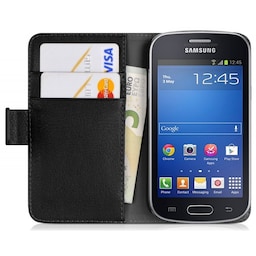 Wallet 2-kort til Samsung Galaxy Fresh (GT-s7392)  - sort