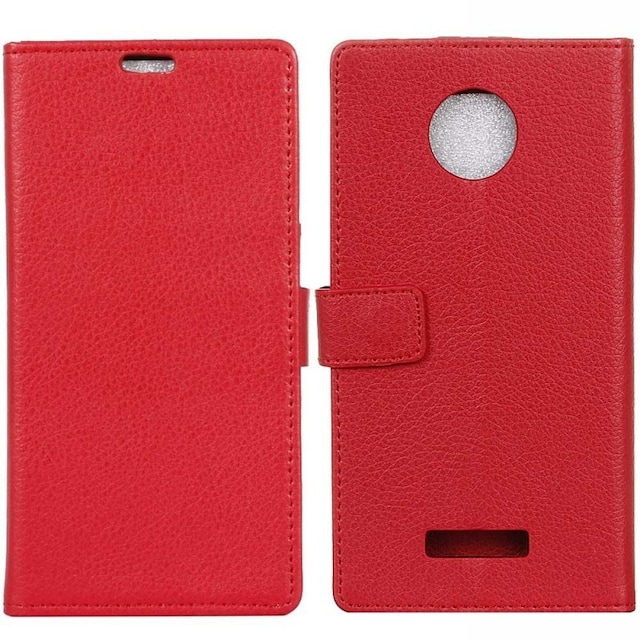 Wallet 2-kort til Motorola Moto Z (XT1650)  - rød