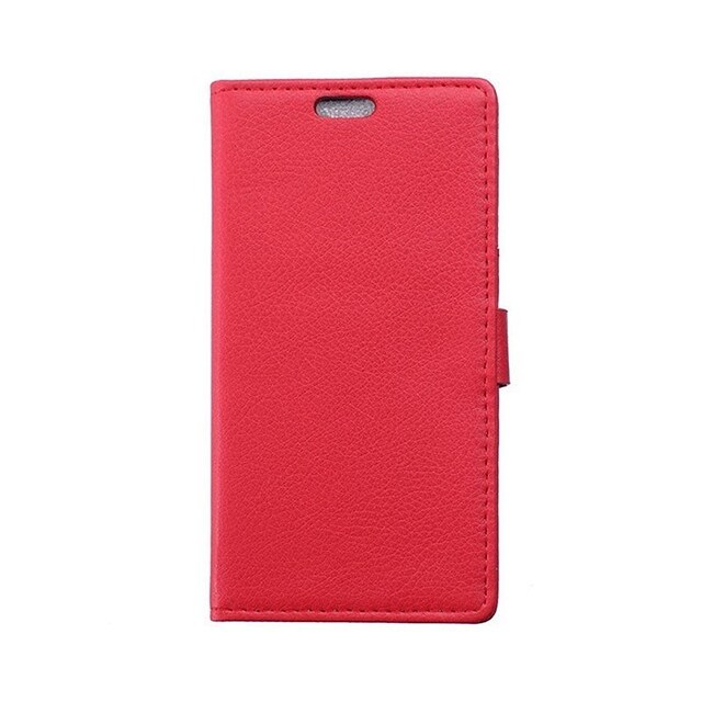 Wallet 2-kort til Samsung Galaxy S6 Active (SM-G890F)  - rød