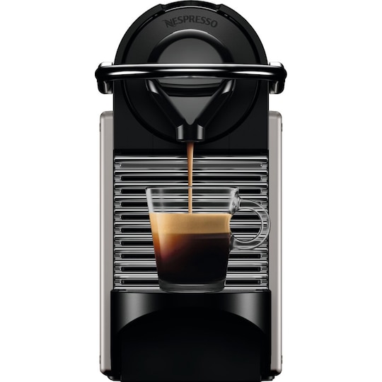 Nespresso® Pixie-kaffemaskine fra Krups, Titan | Elgiganten