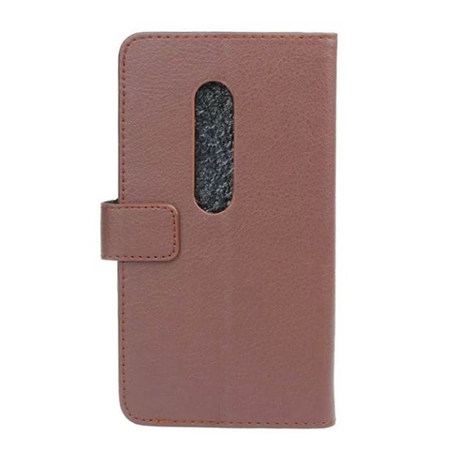 Wallet 2-kort til Motorola Moto X Play (XT1563)  - brun