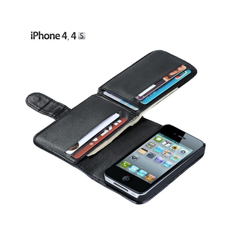 Multi Wallet 7-kort Apple iPhone 4 / 4S - sort | Elgiganten