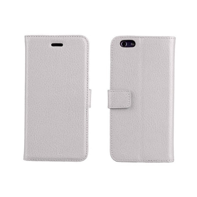 Mobil tegnebog 2 kort Apple iPhone 6 Plus / 6S Plus  - hvid