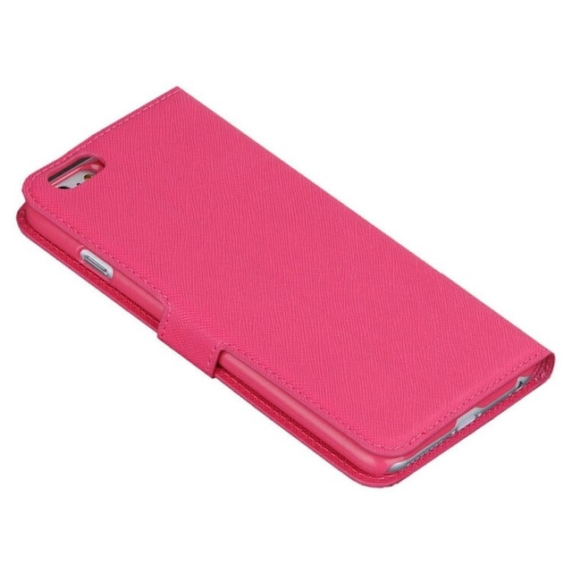 Wallet Magnet Apple iPhone 6 / 6S Plus  - lyserød