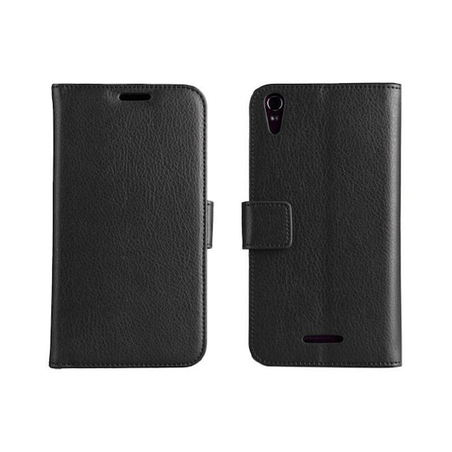 Wallet 2-kort til Sony Xperia T3 (D5103)  - sort