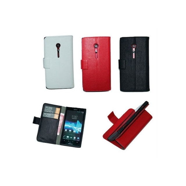 Wallet 2-kort til Sony Xperia Ion (LT28i)  - sort