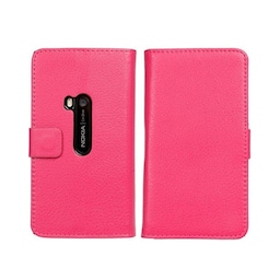 Wallet 2-kort til Nokia Lumia 920 (RM-820)  - lyserød