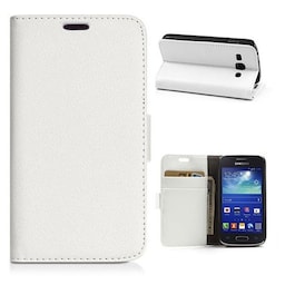 Wallet 2-kort til Samsung Galaxy Trend 2 (SM-G313H)  - hvid