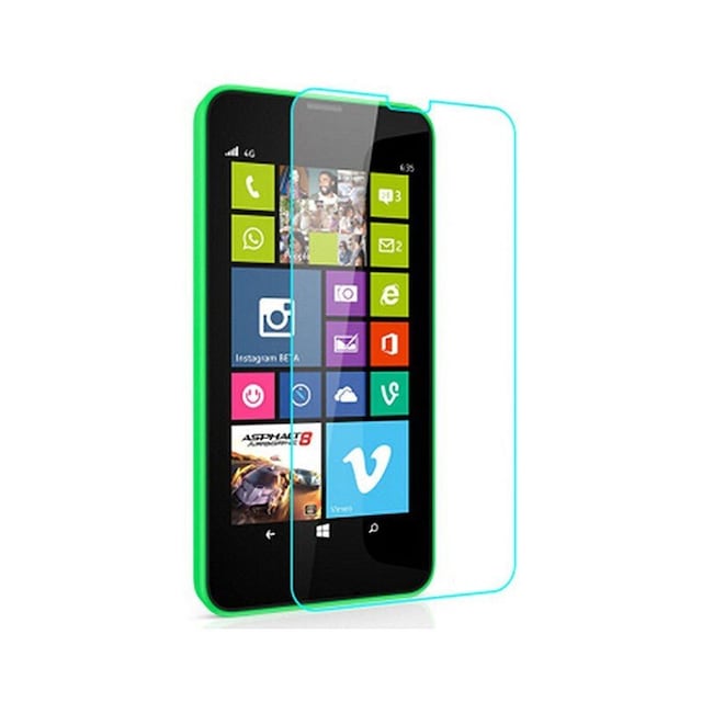 Skærmbeskyttelse Hærdet glas Nokia Lumia 630/635 (RM-976)