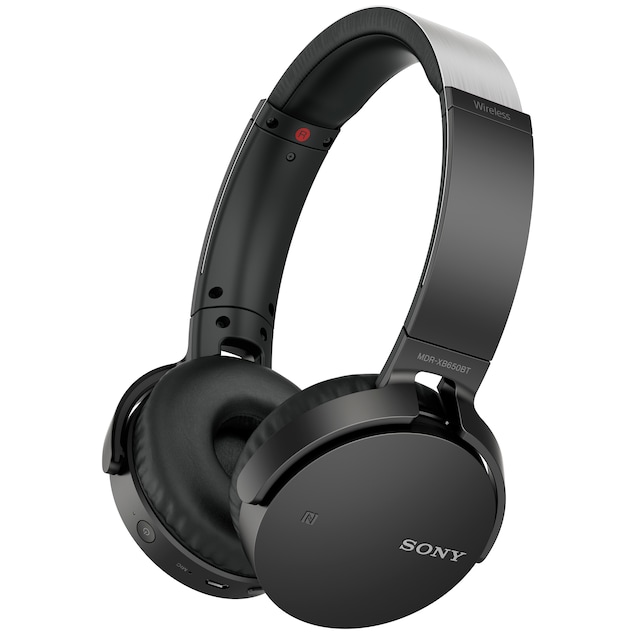 Sony MDR-XB650BT trådløse on-ear hovedtelefoner - sort