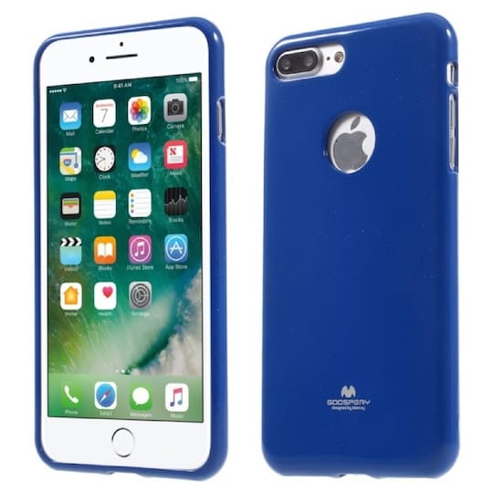 Mercury Jelly cover Apple iPhone 7 Plus - blå | Elgiganten