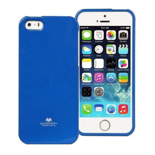 Mercury Jelly cover Apple iPhone 4 / 4S - blå | Elgiganten