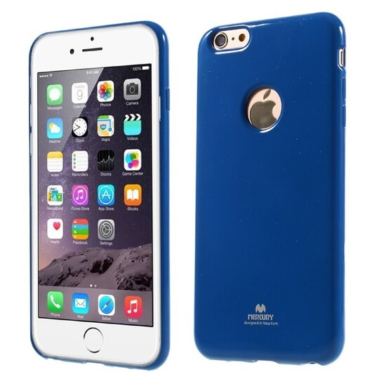 Mercury Jelly cover Apple iPhone 6, 6S - blå | Elgiganten