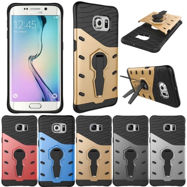 Sniper Cover til Samsung Galaxy S6 Edge (SM-G925F)  - rød