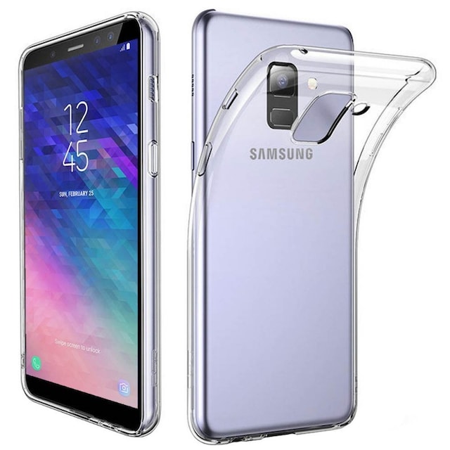 Silikone cover transparent Samsung Galaxy A6 Plus 2018 (SM-A610F)