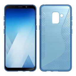 S-Line Silicone Cover til Samsung Galaxy A8 Plus 2018 (SM-A730F)  - bl