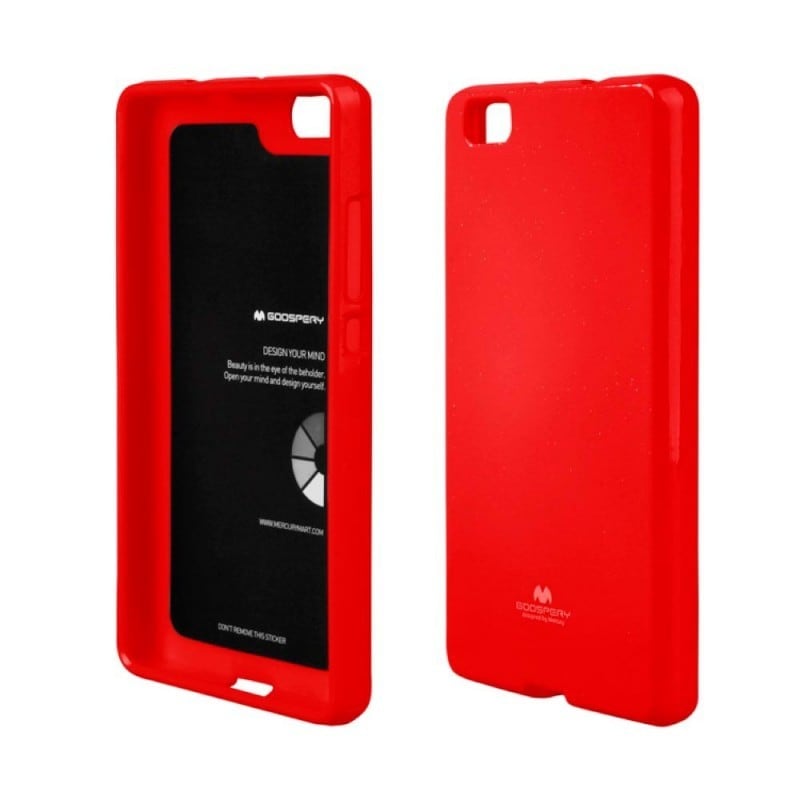 Mercury Jelly Case Huawei P8 Lite 2015 (ALE-L21) - rød | Elgiganten