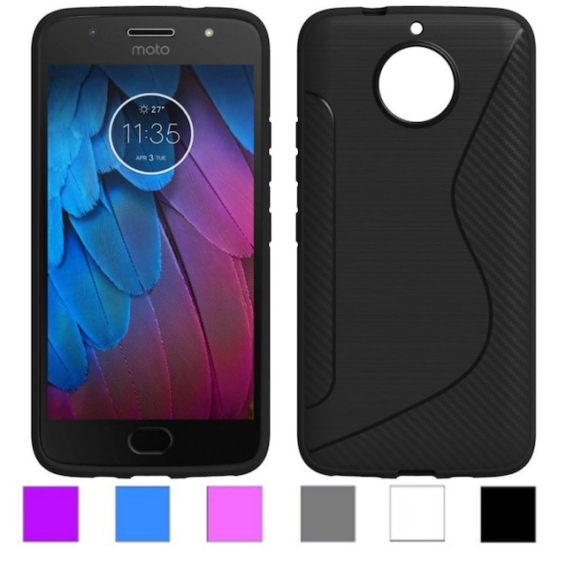 S-Line Silicone Cover til Motorola Moto G5s (XT1794)  - gennemsigtig