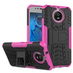 Stødfast Cover med stativ Motorola Moto G5s (XT1794)  - lyserød