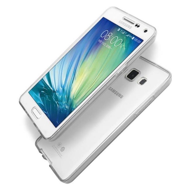 360° 2-delt silicone cover Samsung Galaxy A7 2015 (SM-A700F)  - genne