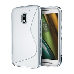 S-Line Silicone Cover til Motorola Moto E3 (XT1700)  - hvid