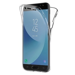 360° 2-delt silicone cover Samsung Galaxy J5 2017 (SM-J530F)  - Grå