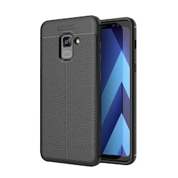 Lædermønstret silicone cover Samsung Galaxy A8 Plus 2018 (SM-A730F)