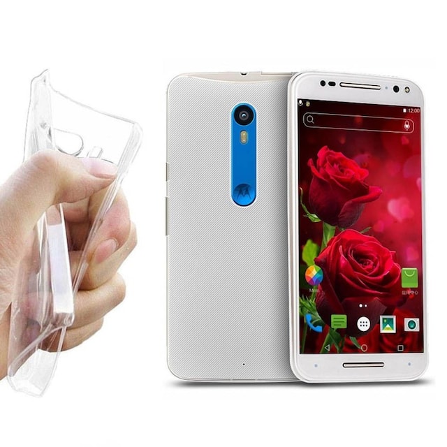 Silikone cover transparent Motorola Moto X Play (XT1563)