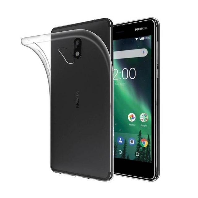 Silikone cover transparent Nokia 2 (TA-1035)