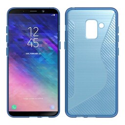 S-Line Silicone Cover til Samsung Galaxy A6 Plus 2018 (SM-A610F)  - bl
