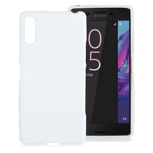 S-Line Silicone Cover til Sony Xperia XZ / XZs (F8331)  - hvid