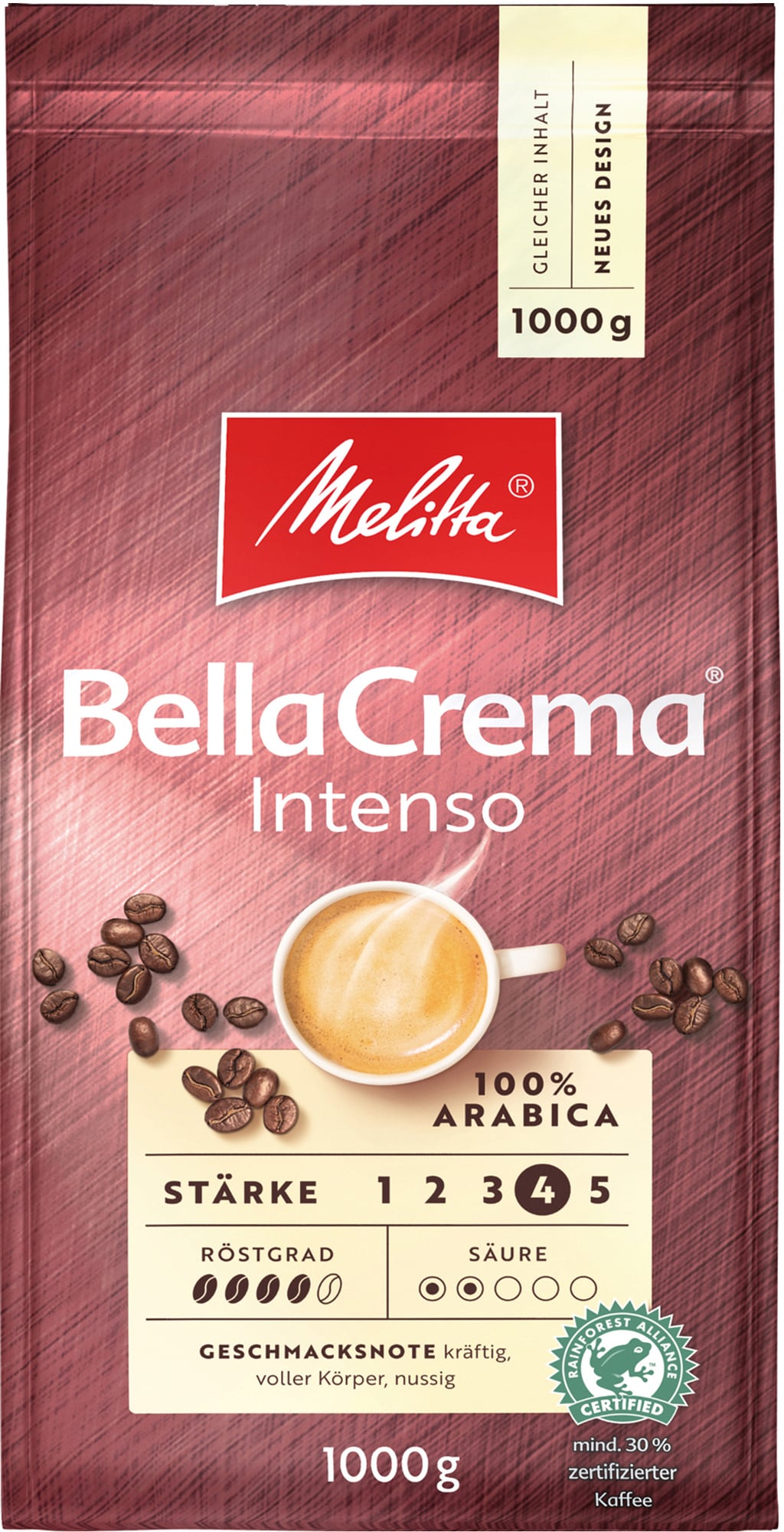 Melitta Bella Crema Intenso kaffebønner MEL974 thumbnail