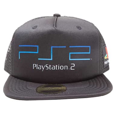 PlayStation - PS2 farvet logo snapback cap (sort) | Elgiganten