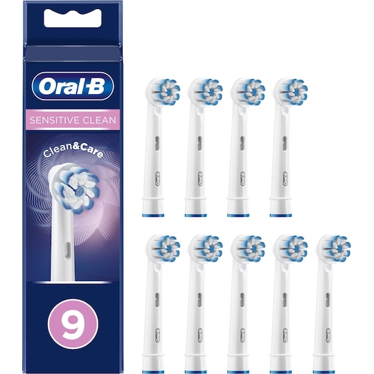 Oral-B Sensitive Clean&Care tandbørstehoveder 325239 | Elgiganten