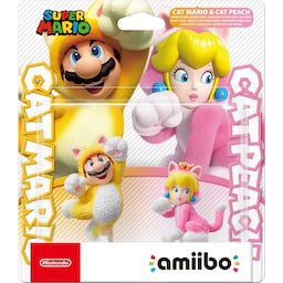 Nintendo Amiibo karakter -  Super Mario Coll. - Cat Mario & Cat Peach