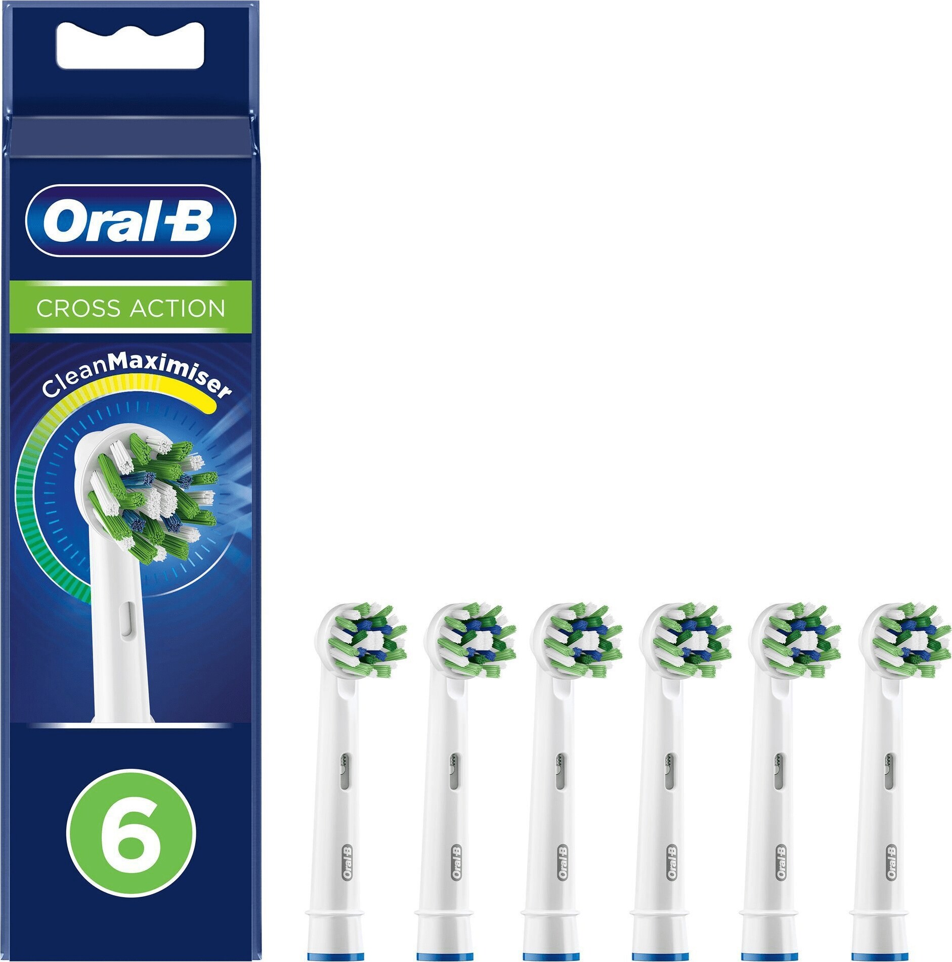 Oral-B Cross Action tandbørstehoveder 321477 | Elgiganten