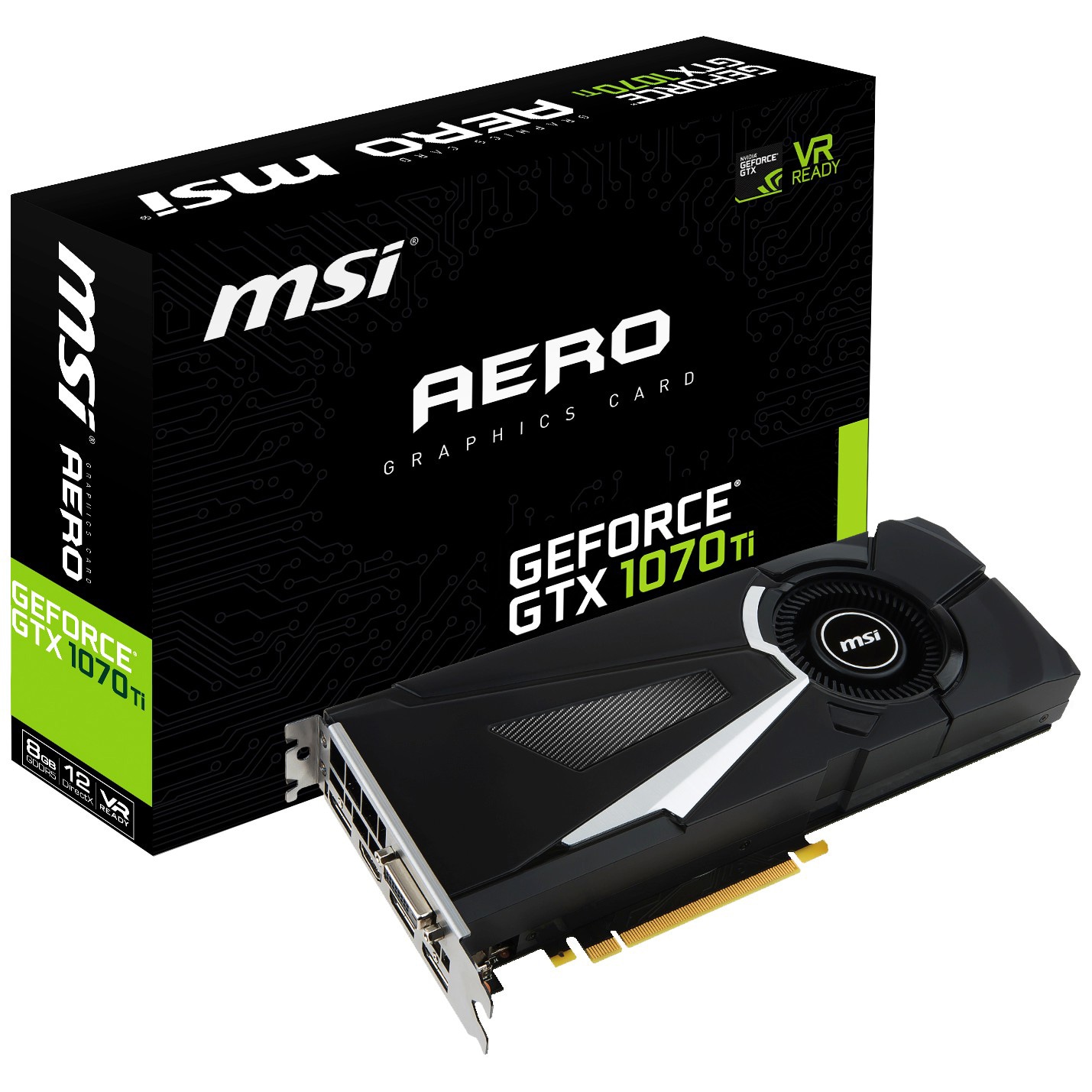 MSI GeForce GTX 1070 Ti Aero grafikkort (8 GB) | Elgiganten