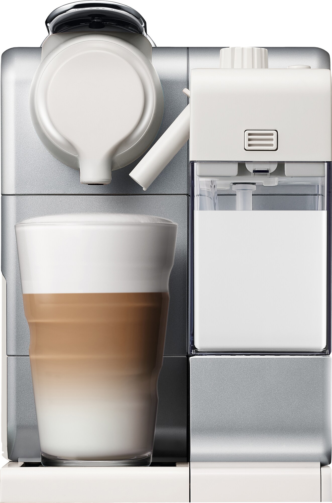 NESPRESSOÂ® Lattissima Touch-kaffemaskine fra DeLonghi, Silver med PrisMatch