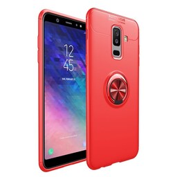 Slim Ring cover Samsung Galaxy A6 Plus 2018 (SM-A610F)  - rød